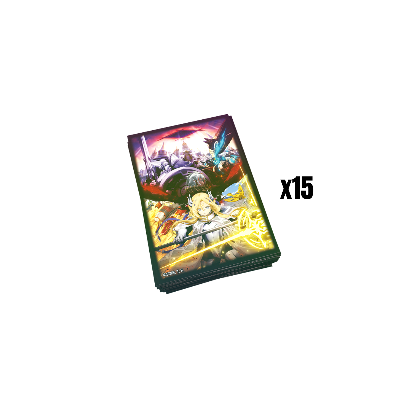 The Chronicles:The Fallen & The Virtuous Card Sleeves Yu-Gi-Oh! Case x15 - War Games USA