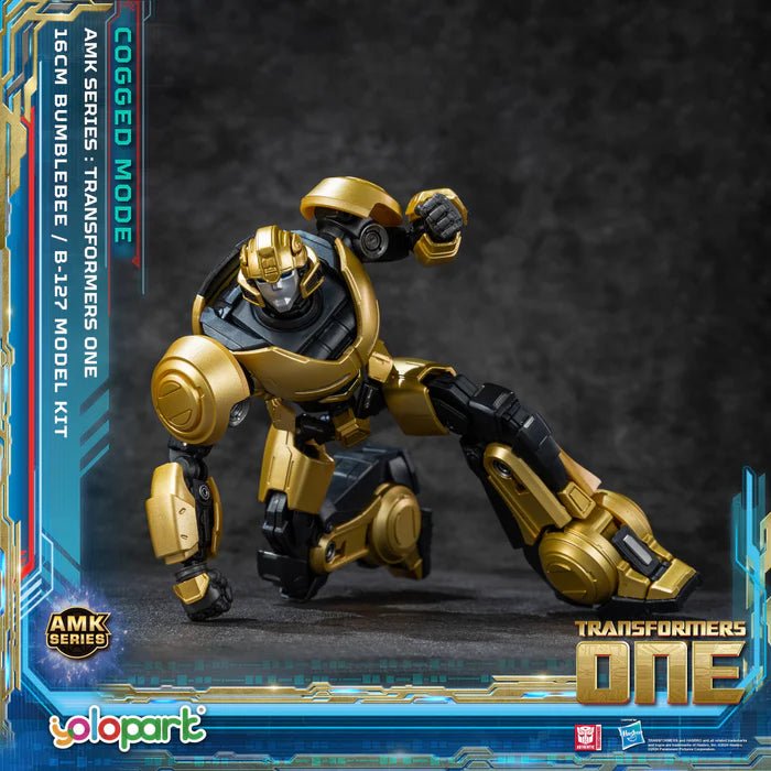 Transformers ONE - 16cm B-127 [Bumblebee] Cogged Mode Model Kit - AMK Series - War Games USA