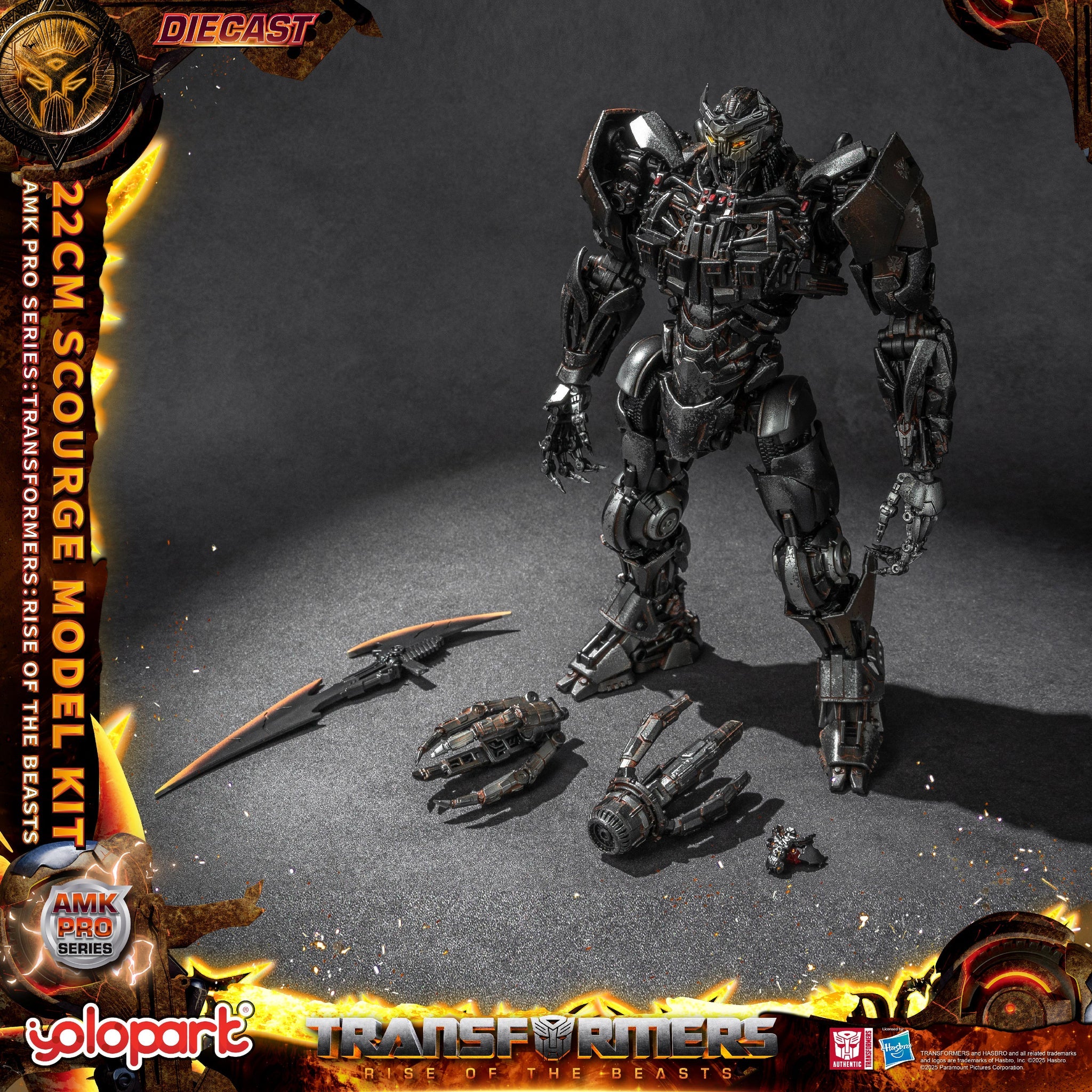 Transformers Rise of the Beasts: Scrouge Diecast Model Kit - War Games USA