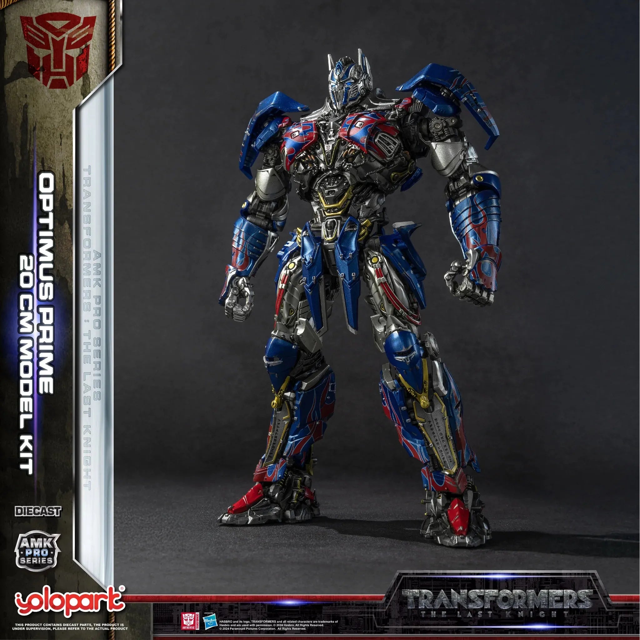 Transformers: The Last Knight: Optimus Prime Diecast Model Kit - War Games USA